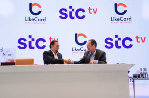 لايك كارد تعلن عن شراكة مع منصة stc tv لتوريد بطاقات مسبقة الدفع